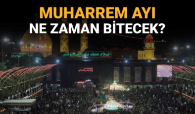 Muharrem ayı ne zaman bitiyor? Muharrem ayı bitiş tarihi