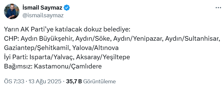 İşte AKP'nin rozet takacağı 9 isim