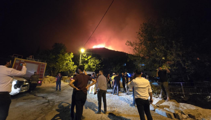 Hatay'da orman yangını: 2 mahalle tahliye edildi