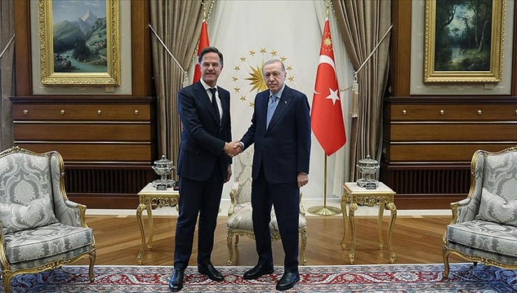 Erdoğan, Rutte ile görüştü
