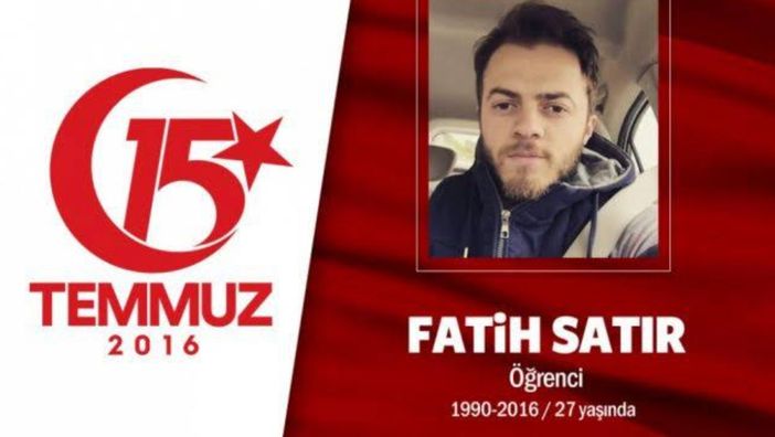 15 Temmuz şehidinin mezarına çirkin saldırı!