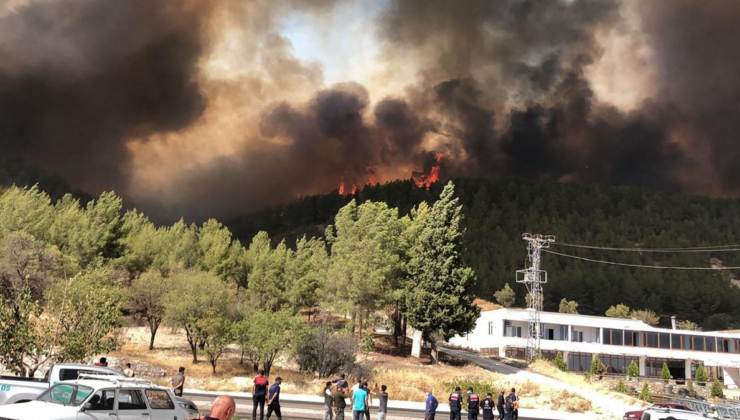 Adıyaman'da orman yangını: Havadan ve karadan müdahale sürüyor