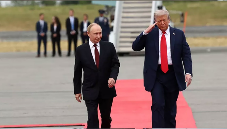 Trump ve Putin Alaska'da buluştu! İşte ilk kareler