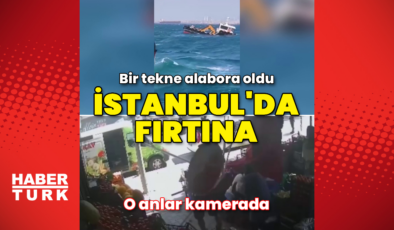 İstanbul'da fırtına etkili oluyor