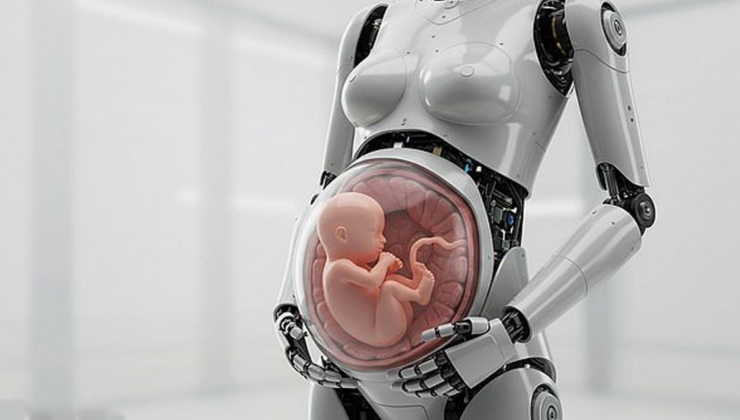 Dünyanın ilk 'hamile robotu' geliyor