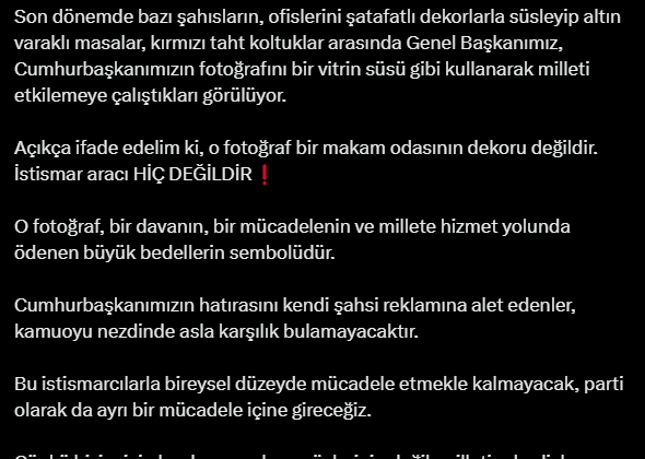 AKP'li vekilden kendi mahallesine 'Erdoğan' ayarı: "Şatafatlı dekorlarla süsleyip altın varaklı masalar, kırmızı taht koltuklar arasında…"