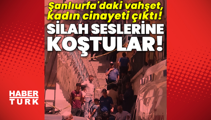 Şanlıurfa'daki vahşet, kadın cinayeti çıktı!