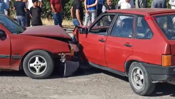 Kayseri’de otomobiller çarpıştı: 2 yaralı