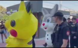 Pikachu Moldova'da gözaltına alındı