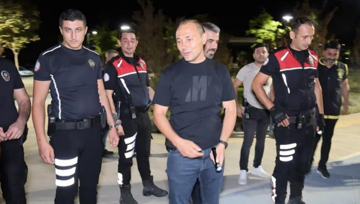 Aksaray polisi yangın nöbetinde