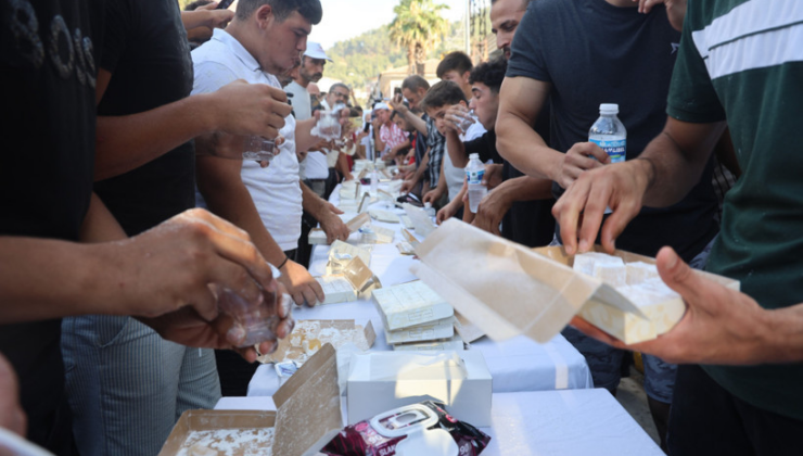 3 dakikada 1 kilo 100 gram lokum yedi, ödülü kaptı
