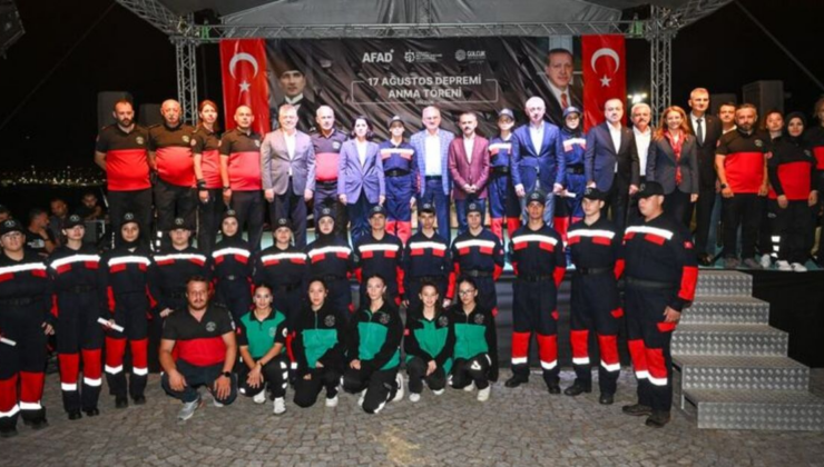 Marmara Depremi şehitleri anıldı