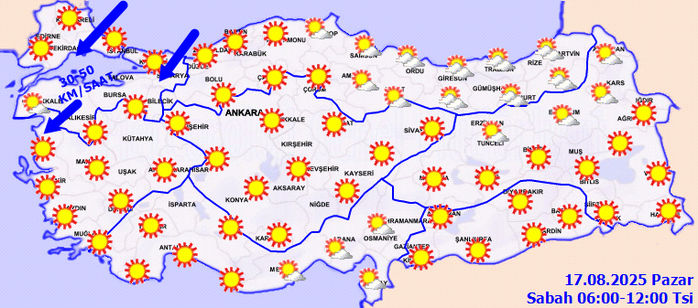 Yağış çok az, rüzgar şiddetli!