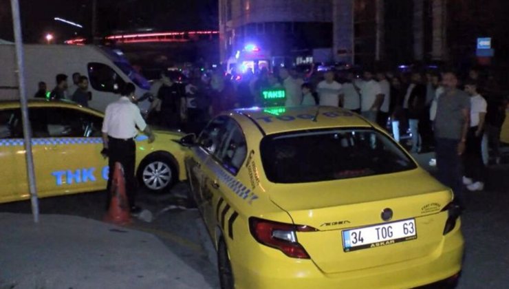 Taksici silahlı saldırı kurbanı! Arkadaşları kontak kapattı!