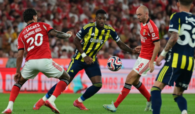 Fenerbahçe çarşamba günü Benfica'yı ağırlayacak
