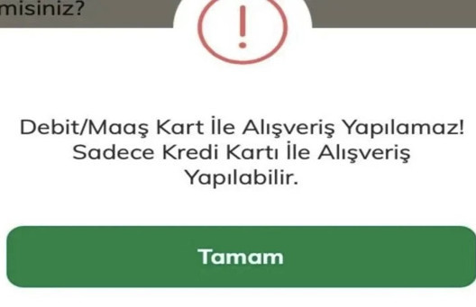Türkiye'nin dev market zinciri banka kartı ile ödemeyi yasakladı!