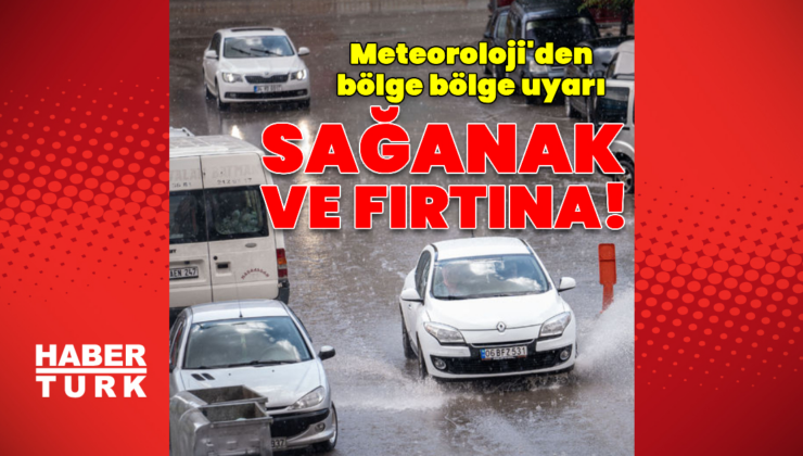 Kuvvetli rüzgar ve sağanak yağmur uyarıları