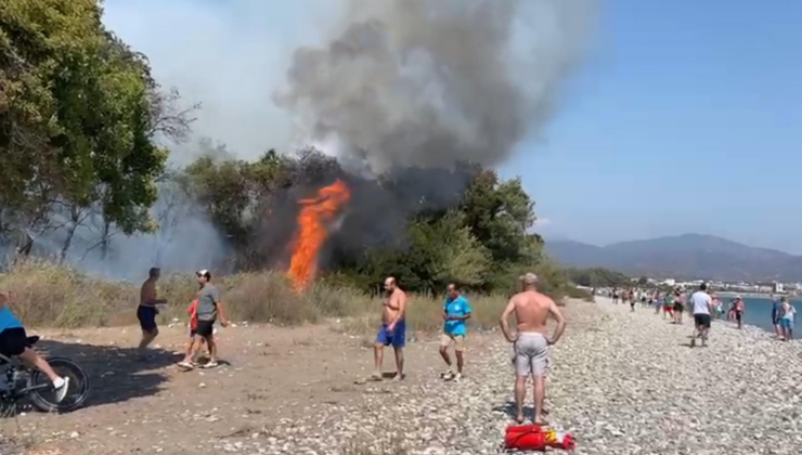 Fethiye'de orman yangını