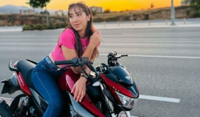 Devrilen motosikletteki Eda öldü!