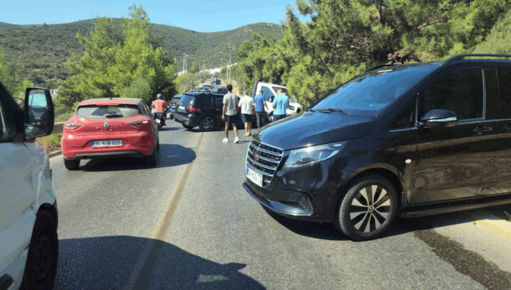 Turistik yolda felaketten dönüldü