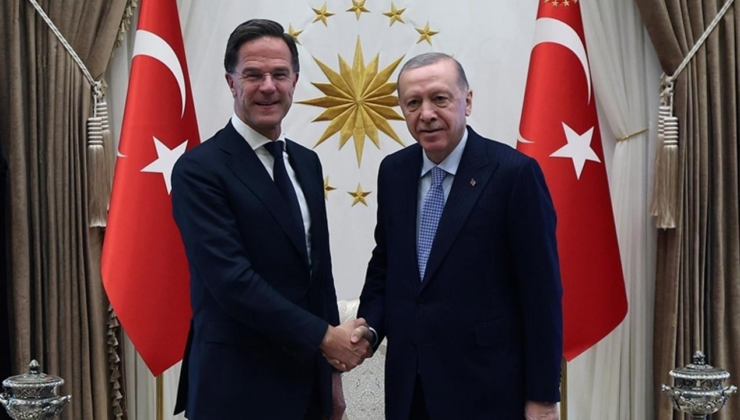 Son dakika: Cumhurbaşkanı Erdoğan, Rutte ile görüştü