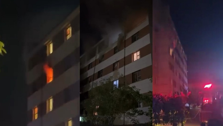 Bursa’da öğrenci yurdunda yangın