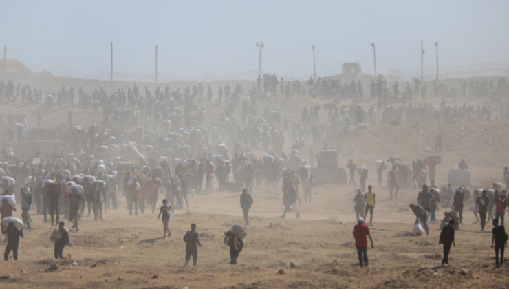 Soykırımcı İsrail'in Gazze'ye saldırılarında 500 insani yardım çalışanı yaşamını yitirdi