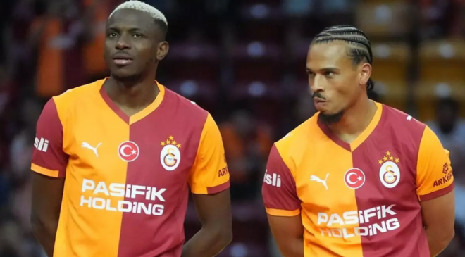 Galatasaray, Osimhen ve Sane için imza töreni düzenledi