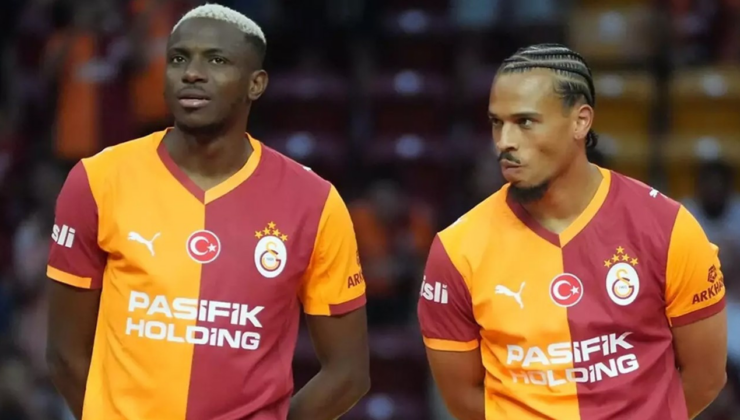 Galatasaray, Osimhen ve Sane için imza töreni düzenledi
