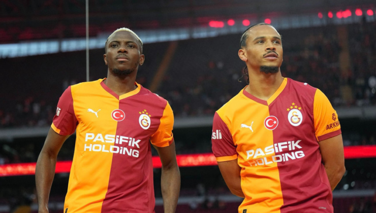 Galatasaray, Victor Osimhen ve Leroy Sane için imza töreni düzenledi