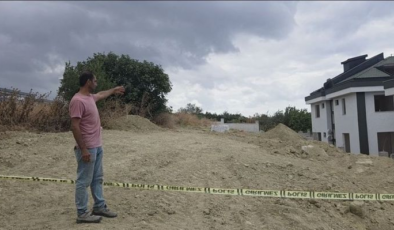 Villa bahçesinde ceset bulundu!