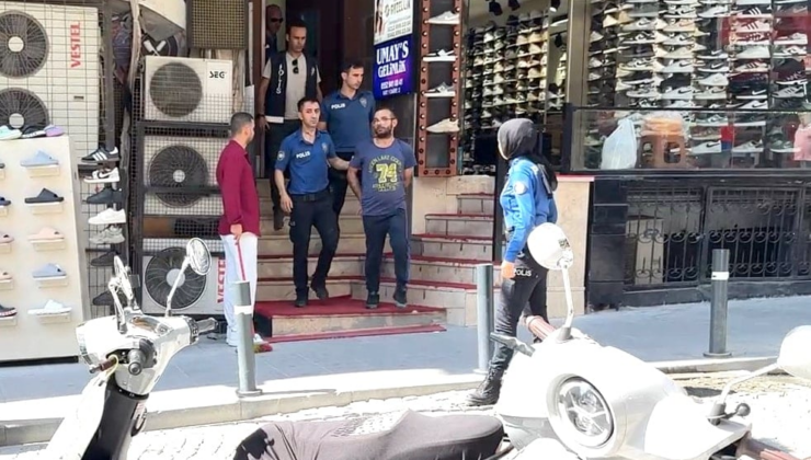 Firari, çatıya kaçtı, itfaiye merdiveniyle yakalandı