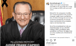 'Babacan yargıç' Frank Caprio hayatını kaybetti