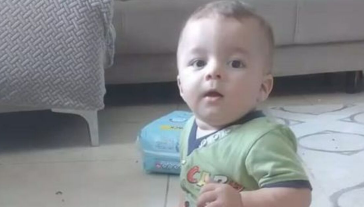 9 aylık Miran'a battaniyeli defin!