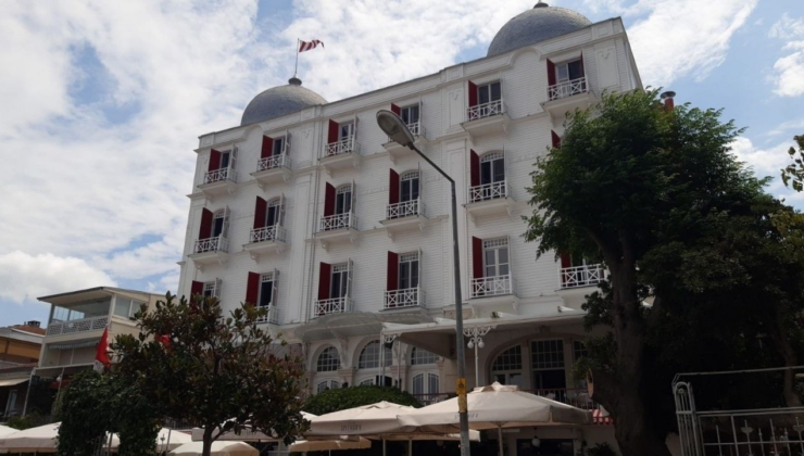 Büyükada'nın tarihi oteli Splendid Palas tehdit iddiasıyla gündemde