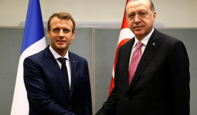 Erdoğan, Fransa Cumhurbaşkanı ile görüştü