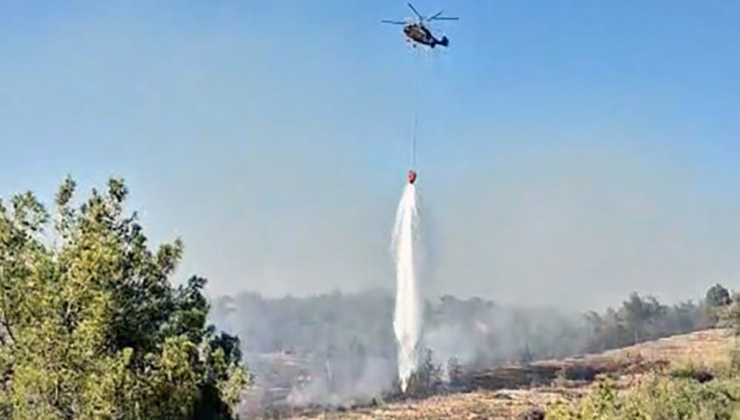 Adana'da orman yangını: Havadan ve karadan müdahale sürüyor