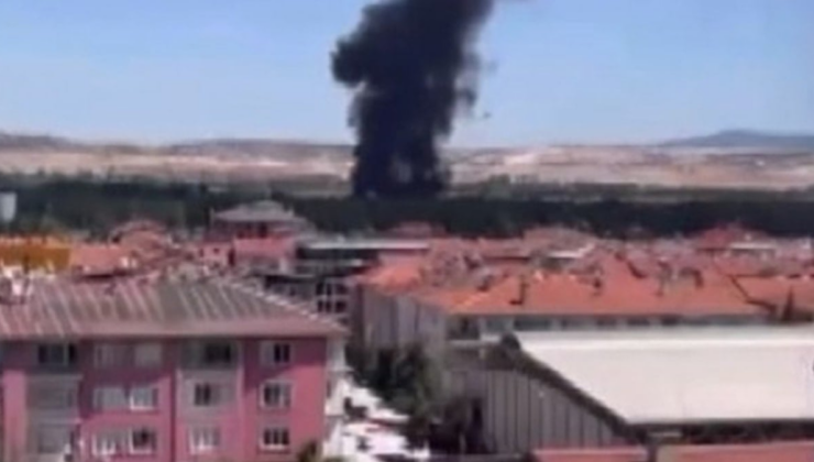 Kütahya’da tugay komutanlığında yangın çıktı