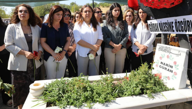 Narin acısı! Mezarı başında anıldı