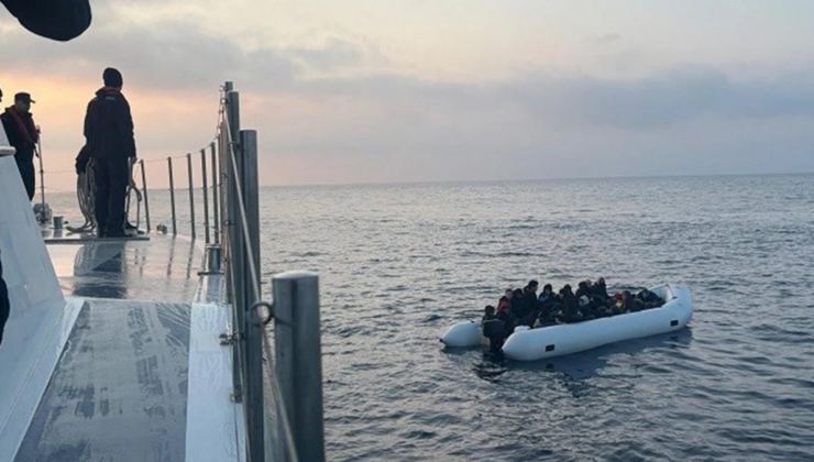 Kaş açıklarında 36 düzensiz göçmen yakalandı