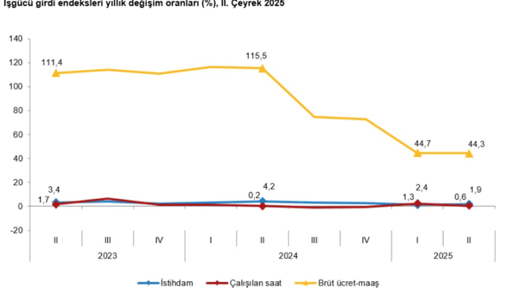 İkinci çeyrek iş gücü verileri belli oldu: İstihdam endeksinde artış