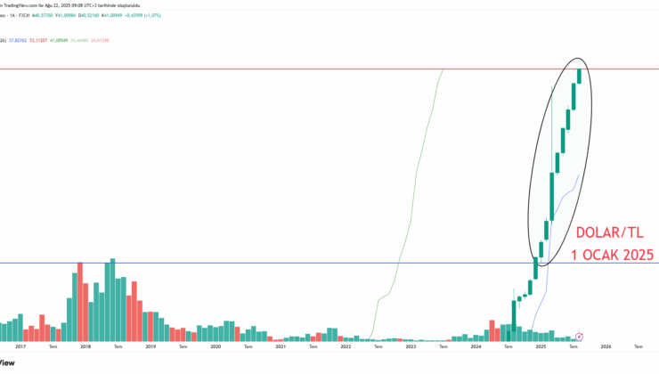 Dolar/TL 41 lirayı aştı!