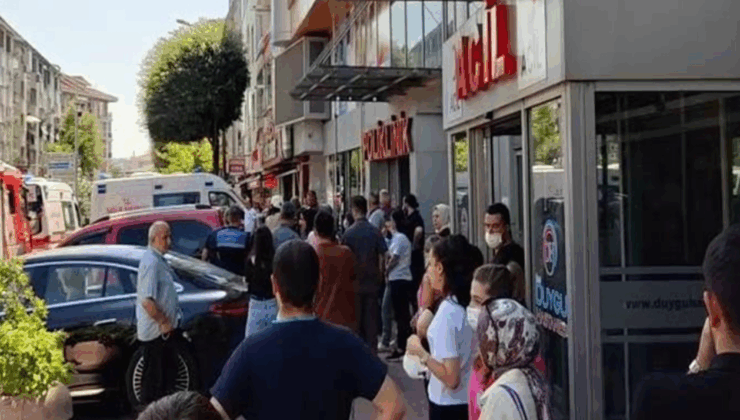 Gaziosmanpaşa'daki hastanede yangın paniği
