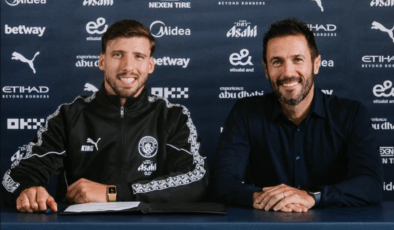 Manchester City Ruben Dias ile 4 yıllık sözleşme imzaladı
