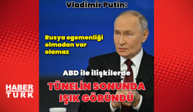 Putin: Trump'ın gelişiyle tünelin sonunda ışık göründü