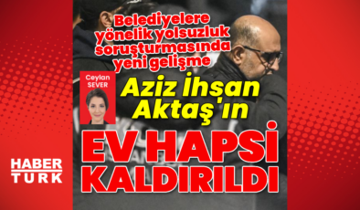 Aziz İhsan Aktaş'ın ev hapsi kaldırıldı