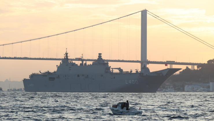 Türkiye'nin gururu TCG Anadolu 'Zafer Yolculuğu'na çıktı