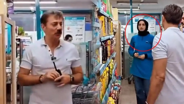 Zincir markette şaşırtan an: AKP'li belediye başkanı cevap karşısında dondu kaldı