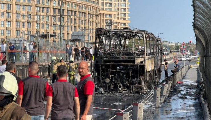 Personel servisi kül oldu!