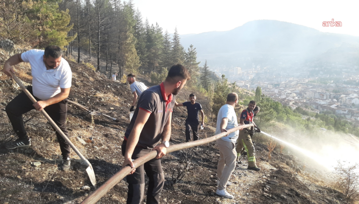 Tokat Gıj Gıj Tepesi’nde orman yangını kontrol altına alındı